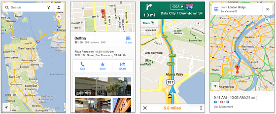 Die neue Google Maps App wurde komplett neu aufgesetzt und bietet jetzt deutlich mehr Funktionen als gewohnt. Mithilfe der Sprachausgabe ist aus dem Routenplaner eine Navigationsanwendung geworden, die sich nun auch gut im Auto nutzen lässt.