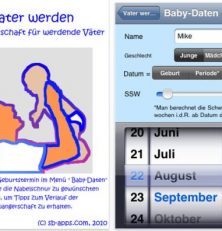 Die App Vater werden für Dein iPhone, iPod Touch und iPad begleitet Dich als werdender Vater durch die Schwangerschaft