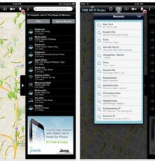 Finde die Hot-Spots in Deiner Nähe mit dem Free Wi-Fi-Finder für Dein iPhone, iPod Touch und iPad